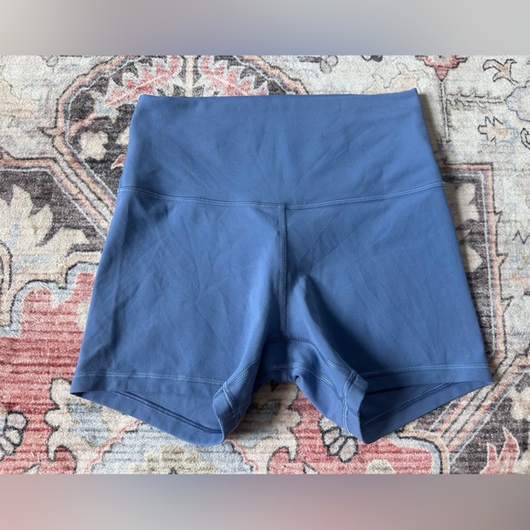 Lululemon Align High-Rise Short 4" Oasis Blue - Size 6 - Picture 1 of 11